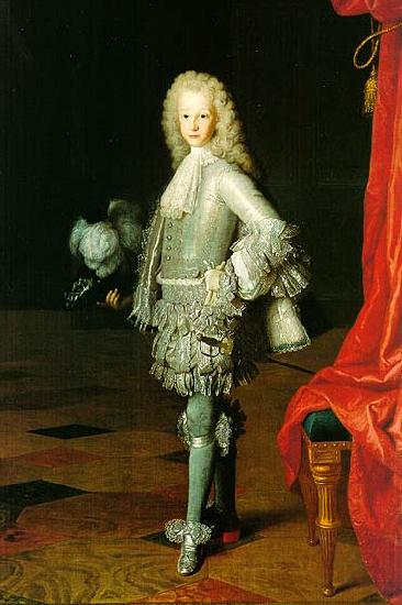 Michel-Ange Houasse Louis King of Spain Norge oil painting art